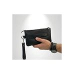 Epod Erkek El Çantası 3 Bölmeli Slim Portföy-Çıkarılabilir Askılı Suni Deri Clutch Cüzdan