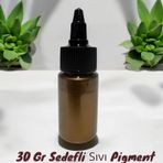 Epoksi Bazlı Kahverengi Parlak Sıvı Sedefli Pigment 30 gr Hobi,sanat,ahşap,magnet