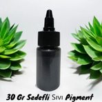 Epoksi Bazlı Sedefli Siyah Parlak Sıvı Pigment 30 gr Hobi,sanat,ahşap,magnet Için
