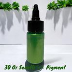 Epoksi Bazlı Yeşil Parlak Sıvı Sedefli Pigment 30 gr Hobi,sanat,ahşap,magnet