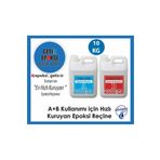 epoksi getir Epoksi Ultra Şeffaf Hızlı Kuruyan Reçine Ve Sertleştirici 10 Kg(6000gr + 4000gr
