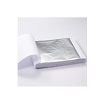 Epoksi Kalıp 5x Epoksi Gümüş Yaprak Varak , Epoksi Yaprak Varak 5 Sayfa 16x16cm