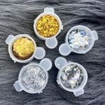 Epoksi Kalıp Cank Oje Tırnak Sim Glitter Tırnak Sim & Glitter Seti / Mum Simi/ Beton Sim/ Süs Sim & Glitter