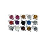 Epoksi Reçine 15 Adet Glitter Sim Set Tırnak Süsleme Seti Kalıcı Oje Holografik Karışık SET A6