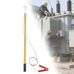 Epoksi reçine deşarj çubuğu 10 kV – 99,8 cm (39,3 inç) – Statik elektrik deşarj çubuğu Epoksi reçine, elektrikli ekipman, güç kabloları, kapasitörler için yeşil