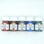 Epoksi Reçine Metalik Sedefli Pigment Toz Boya Seti 50 G 5 Renk Set