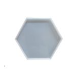 Epoksi Silikon Kalıp Altıgen Düz 14 CM