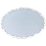 Epoksi Silikon Kalıp Oval Dalgalı Tepsi (Supla) Kalıbnı YERLİ 25x33.5 CM