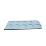 Epoksi Silikon Kalıp Tırtıklı Kenar Magnet Kalıbı 5.8 CM 10 lu