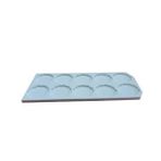 Epoksi Silikon Kalıp Tırtıklı Kenar Magnet Kalıbı 6.8 CM 10 lu
