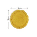 Epoksimax Yuvarlak Bardak Altlığı Kıvrık Kenar - Epoksi Reçine Döküm Için Premium Silikon Kalıp 12cm