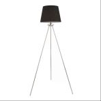 Epona Siyah Şapkalı Krom Modern Dekoratif Salon Lambader