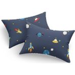 Eponj Home 2li Yastık Kılıfı Uzay Lacivert 50X70 cm - 50 x 70 cm