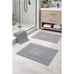 Eponj Home 3lü Ayak Havlusu Orma Gri