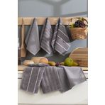 Eponj Home 6lı Mutfak Havlusu 30x50 Sofya Antrasit