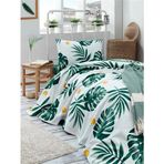 Eponj Home Baskılı Kids 140X230 cm Monstera Yeşil Doğal Pike
