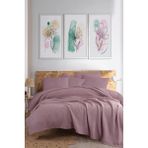 Eponj Home Ecocel Pike Örtü Battal 220 x 230 cm Karde Mürdüm