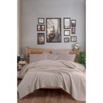 Eponj Home Ecocel Pike Örtü Çift Kişilik 200x230cm Karde Vizon Gri