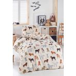 Eponj Home EP-022047 Junior Havhav Krem Tek Kişilik Nevresim Seti