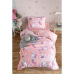 Eponj Home Kolay Ütülenir Nevresim Takımı Tek Kişilik Magical Pembe - 160 x 220 cm