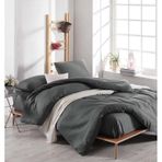 Eponj Home Paint Nevresim Takımı Çift Kişilik D.Boya Füme