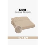 Eponj Home Penye Lastikli Çarşaf Çift Kişilik 160x200cm Pamuklu Jersey