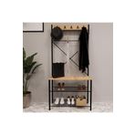 eportatif Geniş Metal Portmanto, Elbise Askılığı, Vestiyer, Ayakkabılık 1301