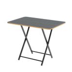 Eportatif Katlanır 4 Kişilik Bahçe Masası Bistro Masa 55x90 Füme 1426