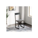 Eportatif Mutfak Sandalyesi Salon Balkon Atlantik Sandalye Füme 1419