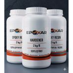 Epoxar Epoksi Reçine 6.00 Kg 2:1 Profesyonel Şeffaf Set Takı Masa Hobi Için Yüksek Parlaklık
