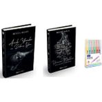 Epsilon Yayınevi Açık Yaralar ve Dikiş İzleri (Sert Kapak) + Vernem Nidahen ( Sert Kapak ) 2 KİTAP SET KALEM SET HD