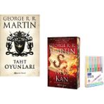 Epsilon Yayınevi Taht Oyunları + Ateş ve Kan 2 Kitap Set ( Kalem Seti Hd )