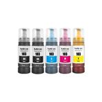 Epson 103 L3151-L4150-L6190 Yazıcı Uyumlu 4 Renk +1 Siyah L3110-L3111-L3150 Muadil Mürekkep Set