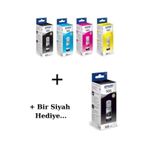 Epson 103 li L3256 Siyah Ve Renkli Mürekkep Seti 65ml 4 1 Siyah Epson 103 Epson 103 Epson 103 664
