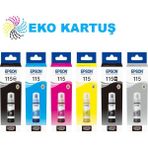 Epson Ecotank L8160 6'lı Mürekkep Seti - 0,5 - Renkli