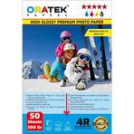Epson Ecotank T664/6641 L3060 Fotoğraf Kağıdı 10x15 Cm Premium Parlak 200 Gr 50 Adet
