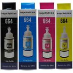 Epson ile Uyumlu Ecotank L386 Mürekkep Takım 4 Renk Muadil