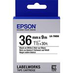 Epson LabelWorks LK Ruban-7WBN – etiket – Siyah üzerine beyaz, C53S657006
