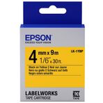 Epson LK-1YBP Sarı Üzerine Siyah Orjinal Etiket