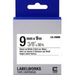 Epson LK-3WBN C53S653003 Siyah Beyaz 9 mm Muadil Standart Etiket Kartuşu
