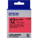 Epson LK-4RBP Siyah-Kırmızı 12 mm 9 m Etiket