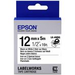 Epson Lk-4wbq Iron Siyah-Beyaz 12 mm 9 m Etiket