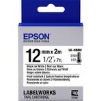 Epson Lk-5Sbe Gümüş Üzeri Siyah 18Mm 9Metre Etiket