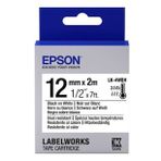 Epson LK-5SBE Mat Siyah Üzeri Silver 18 mm 9 mt Etiket