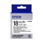 Epson Lk-5Wbw Güçlü Yapışkanlı Beyaz Üzeri Siyah 18Mm 9Metre Etiket