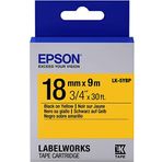 Epson LK-5YBP Pastel Sarı-Siyah 18 mm 9 m Etiket