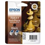 Epson T0511-C13T05114220 Siyah 2'li Kartuş