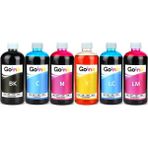 Epson Yazıcılar Için Muadil 6X1000 ml Mürekkep Seti - Altın