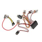 EQ 3 Bant Bas Gitar Aktif Ekolayzer Preamp Devresi Pickup 1 3 Ton Pot
