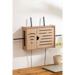 Eq deco Modern Ahşap Modem & Router Düzenleyici Kutu